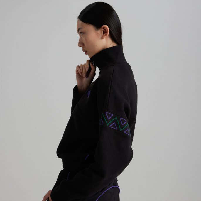 Puma På Salg X P.a.m. Sweatshirt Med Halv Glidelås Dame Svart