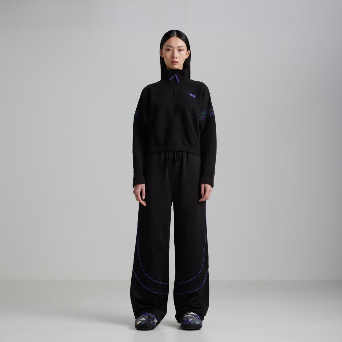 Puma På Salg X P.a.m. Sweatshirt Med Halv Glidelås Dame Svart