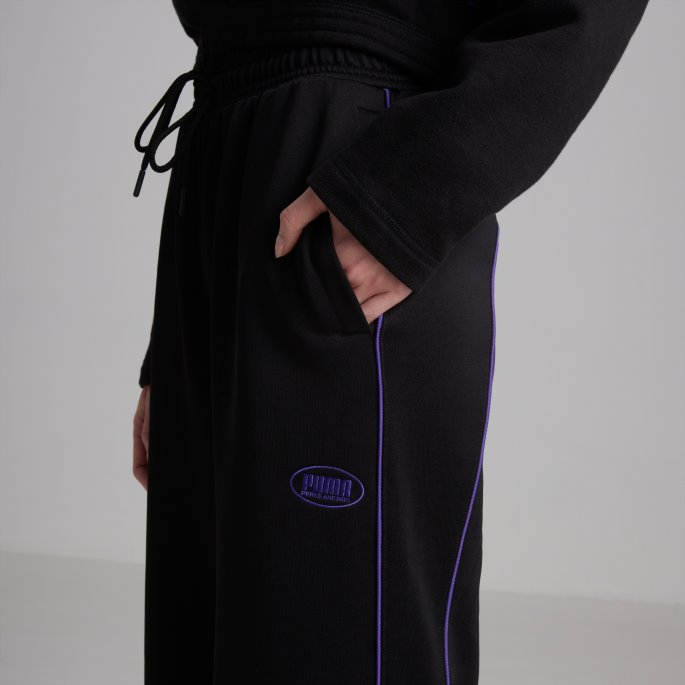 Puma På Tilbud X Perks Og Mini Wide Leg Damebukser Svart