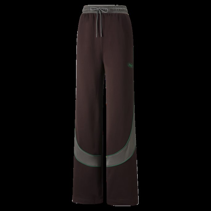 Puma På Tilbud X Perks Og Mini Wide Leg Damebukser Mørk Sjokolade