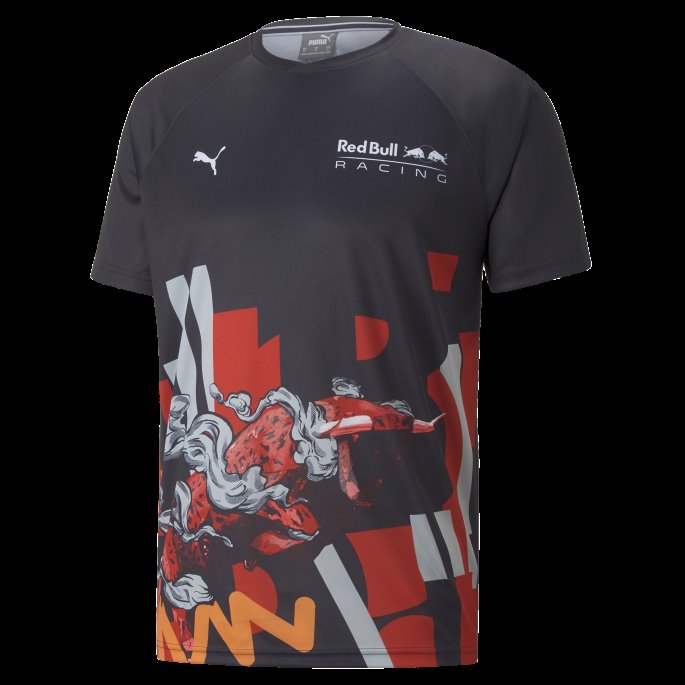 Puma På Salg Red Bull Racing Dobbel Bull Tee Menn Nattehimmel
