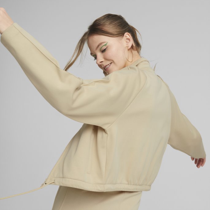 Puma På Tilbud Lett Sand T7 Treningsjakke Dame