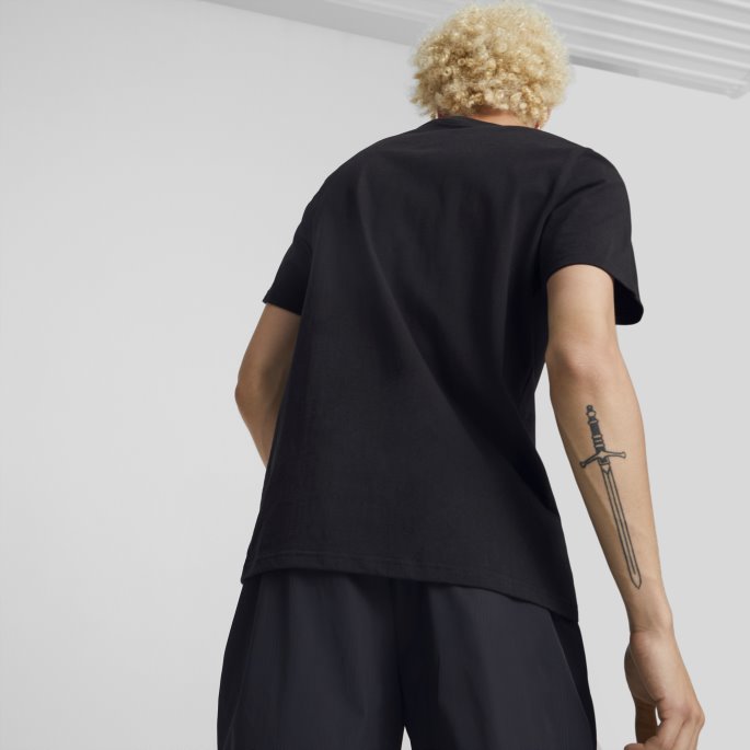 Puma På Salg Fandom Grafisk Tee Menn Svart
