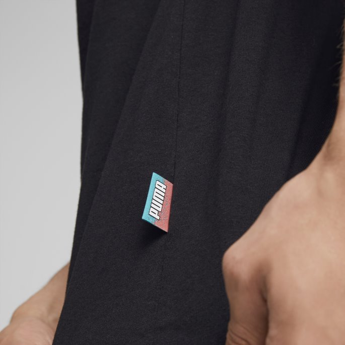 Puma På Salg Fandom Grafisk Tee Menn Svart