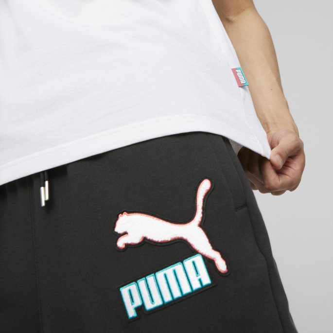 Hvit Fandom Grafisk T-skjorte Herre Puma På Salg