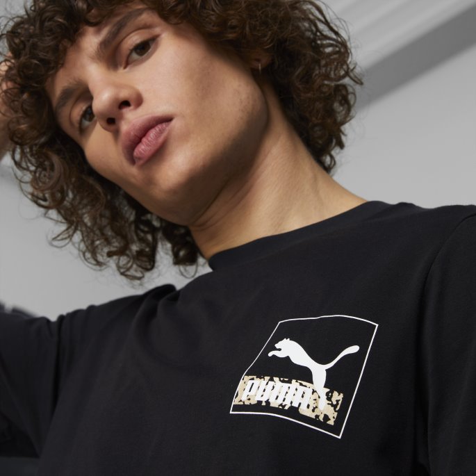 Merke Love Herre T-skjorte Puma På Tilbud Svart