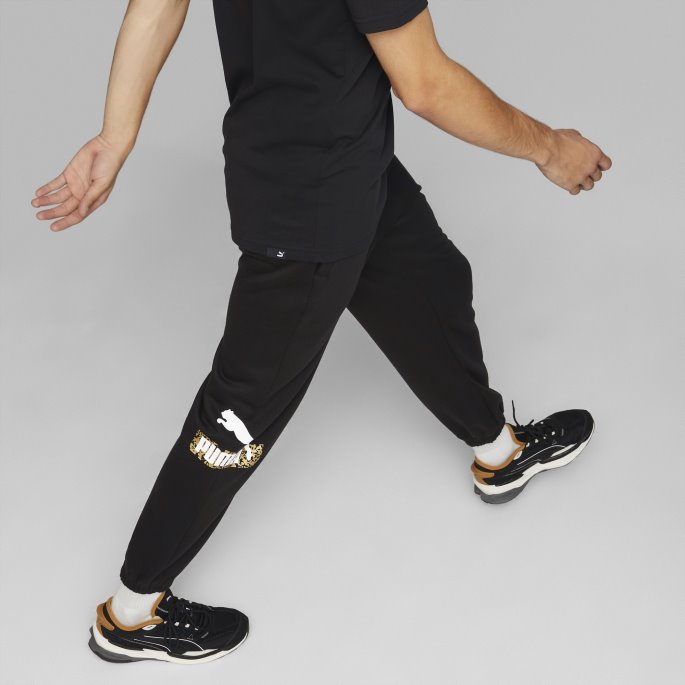 Puma På Tilbud Svart Merke Love Joggebukser For Menn