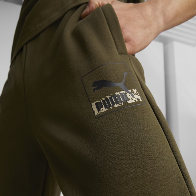 Puma På Tilbud Dyp Oliven Merke Love Joggebukser For Menn