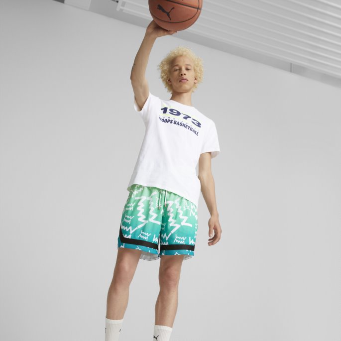Big Dance Basketballshorts Herre Lime Squeeze Puma På Tilbud