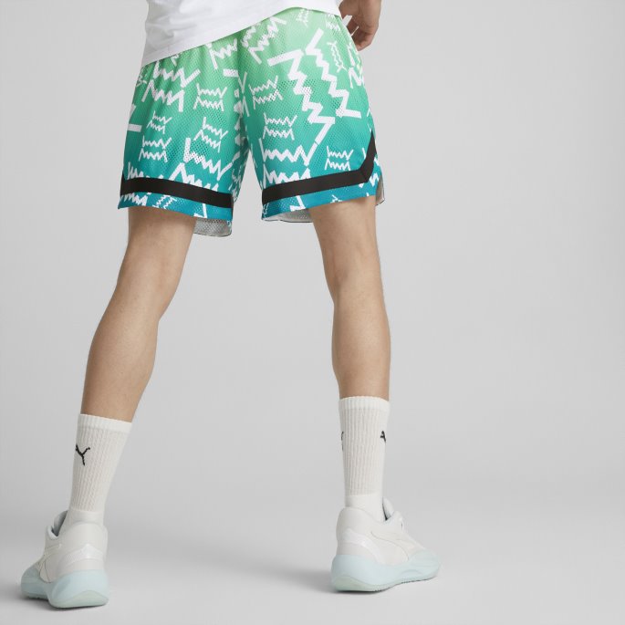 Puma På Tilbud Lime Squeeze Big Dance Basketballshorts Menn