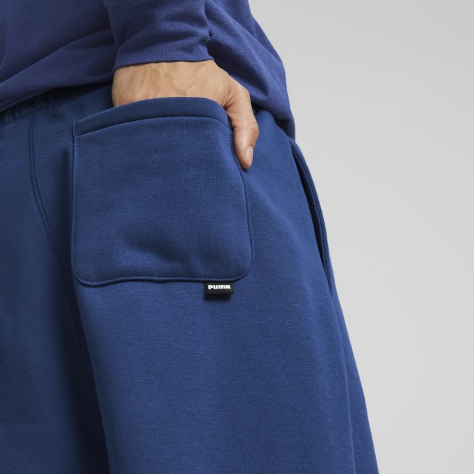Blazing Blue Run It Back Basketball Joggebukser For Menn Puma På Tilbud