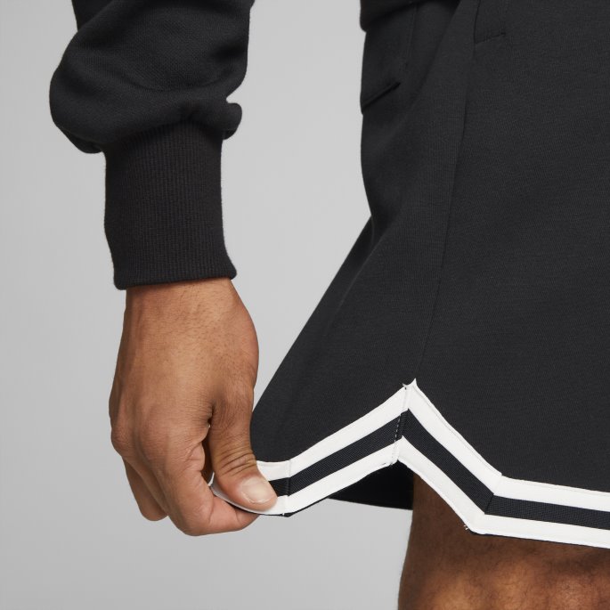 Automatiske Basketballshorts For Menn Puma På Tilbud Svart