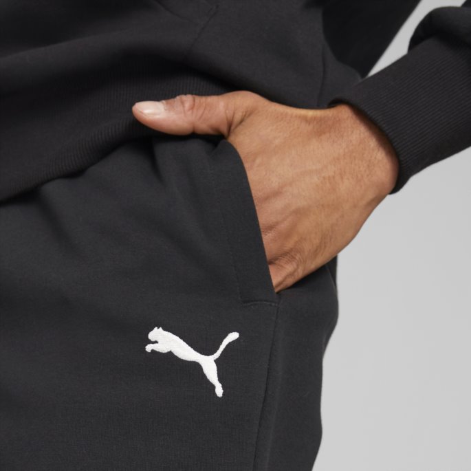 Automatiske Basketballshorts For Menn Puma På Tilbud Svart