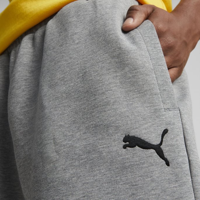 Automatiske Basketballshorts For Menn Mellomgrå Lyng Puma På Salg
