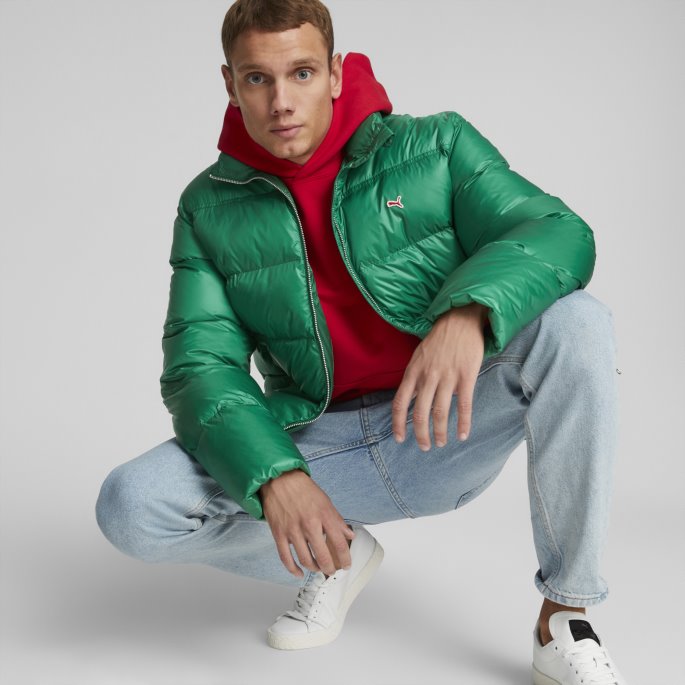 Puma På Salg X A.c. Milan Puffer Jakke Herre Amazon Green