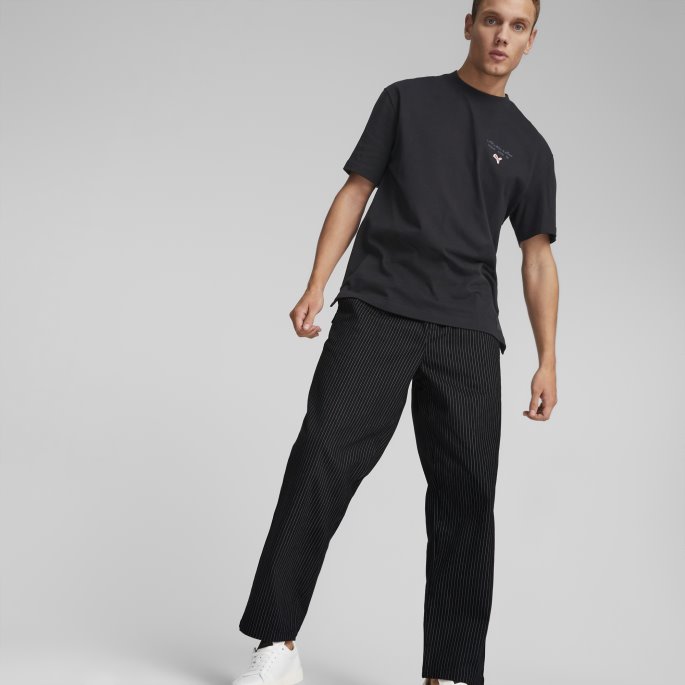 Puma På Salg X A.c. Milan Tee Menn Svart