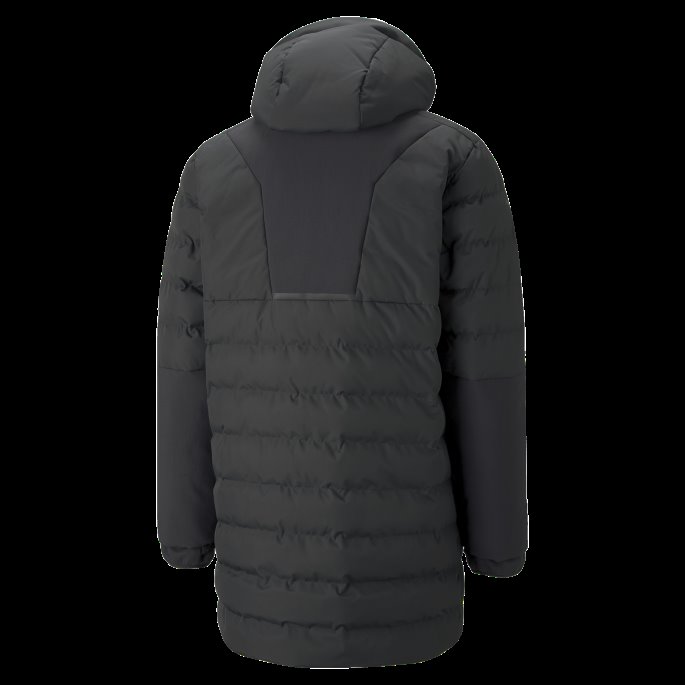 Jet Black Porsche Design Polstret Parka Menn Puma På Salg