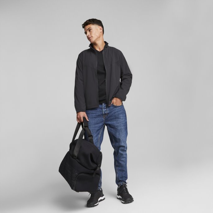 Porsche Design Vevd Tech Herre Motorsport Jakke Jet Black Puma På Salg