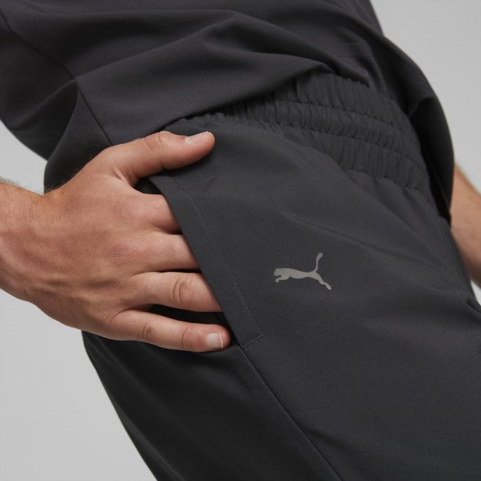 Jet Black Puma På Tilbud Porsche Design Vevd Tech Herre Motorsport Bukser