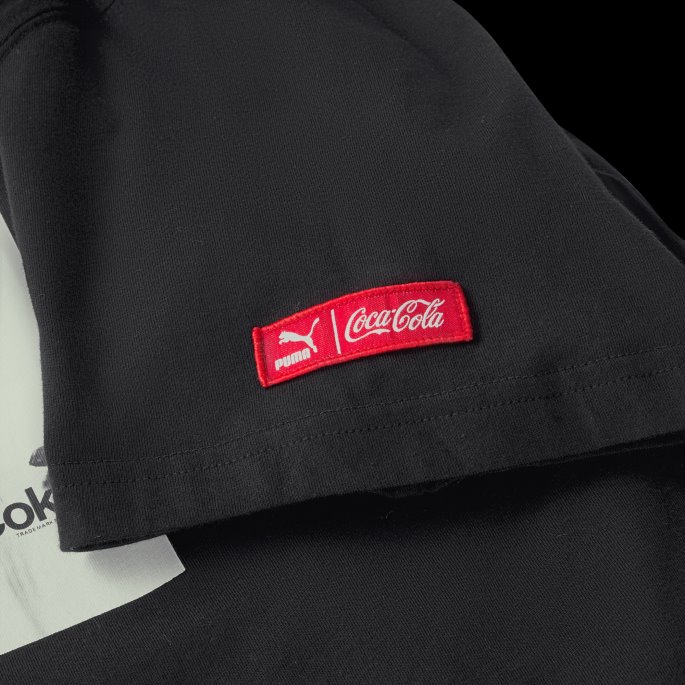 Puma På Tilbud X Coca-cola Relaxed Herre T-skjorte Svart
