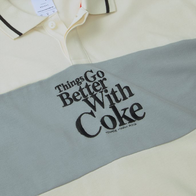 Puma På Tilbud X Coca-cola Poloskjorte Herre Elfenben Glød