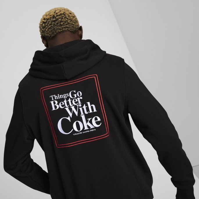 Puma På Tilbud X Coca-cola Hettegenser For Menn Svart