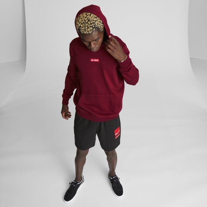 Puma På Tilbud X Coca-cola Hettegenser For Menn Intens Rød