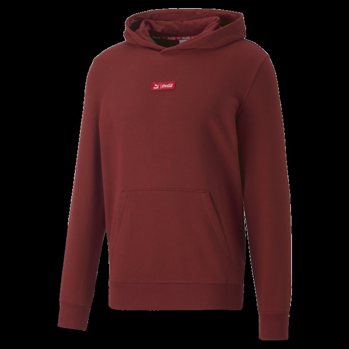 Puma På Tilbud X Coca-cola Hettegenser For Menn Intens Rød
