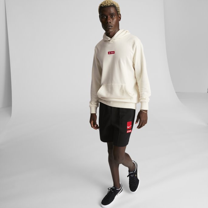 Puma På Tilbud X Coca-cola Hettegenser For Menn Ivory Glow