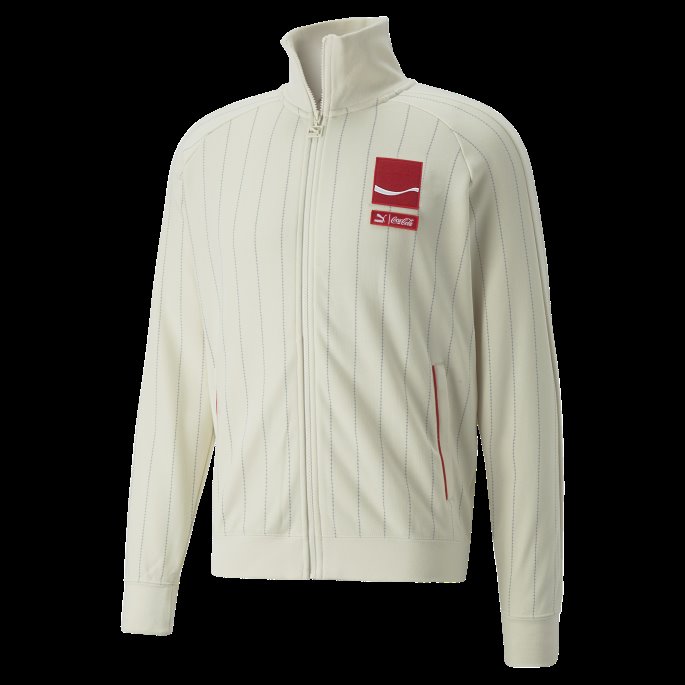 Puma På Tilbud X Coca-cola T7 Jakke Menn Ivory Glow
