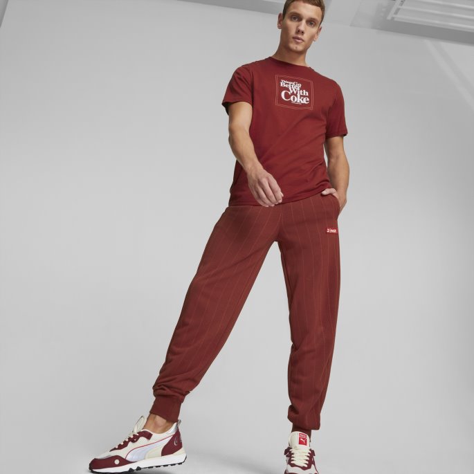 Puma På Tilbud X Coca-cola Herre T7 Bukser Intens Rød