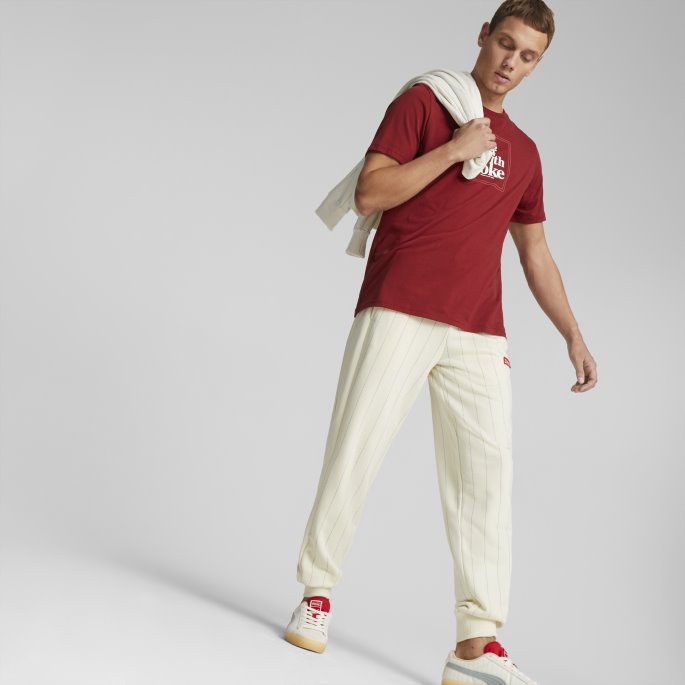 Puma På Tilbud X Coca-cola T7 Herrebukser Ivory Glow