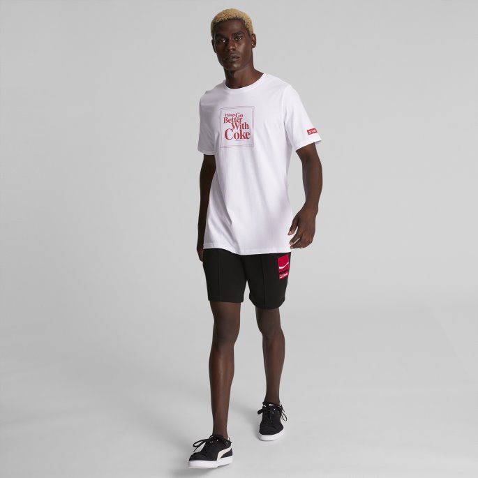 Puma På Tilbud X Coca-cola Shorts For Menn Svart