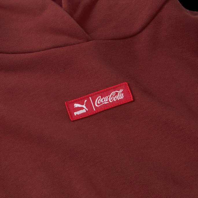 Puma På Tilbud X Coca-cola Hettegenser For Kvinner Intens Rød