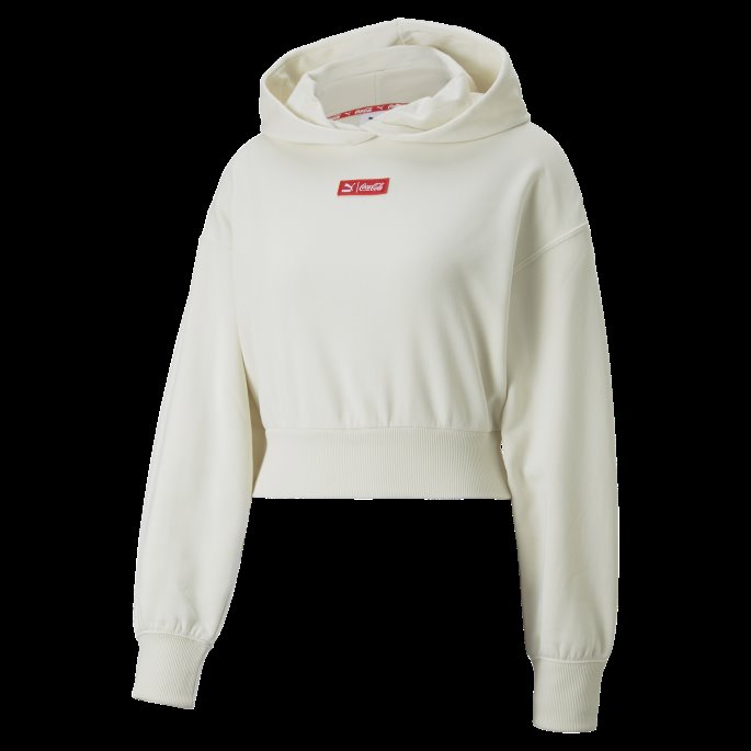 Puma På Tilbud X Coca-cola Hettegenser For Kvinner Ivory Glow