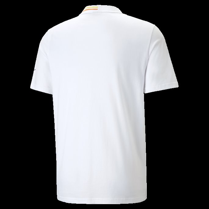 Puma På Salg Red Bull Racing Herre Stor Logo T-skjorte Hvit
