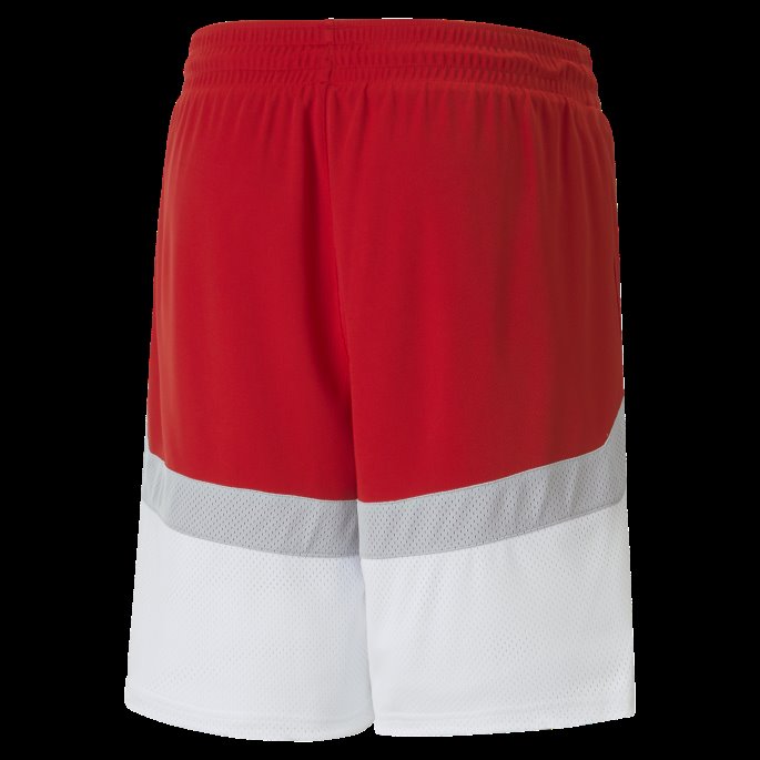 Puma På Tilbud Splash Basketball Shorts For Menn Høyrisiko Rød-havn Tåke