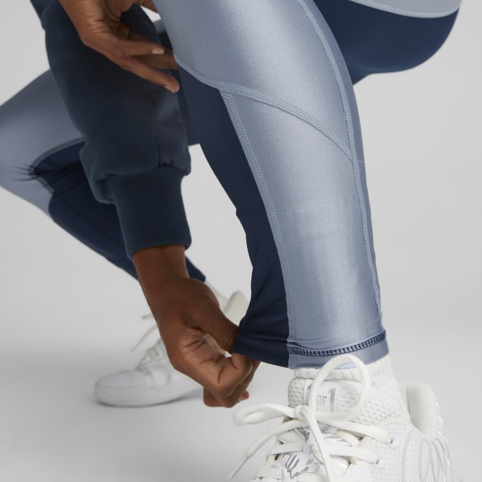 Marine Blå-blå Wash Mod Basketballleggings For Kvinner Puma På Salg