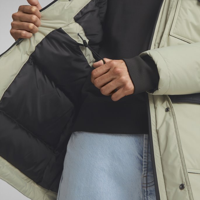 Dun Parka Menn Pebble Grå Puma På Salg