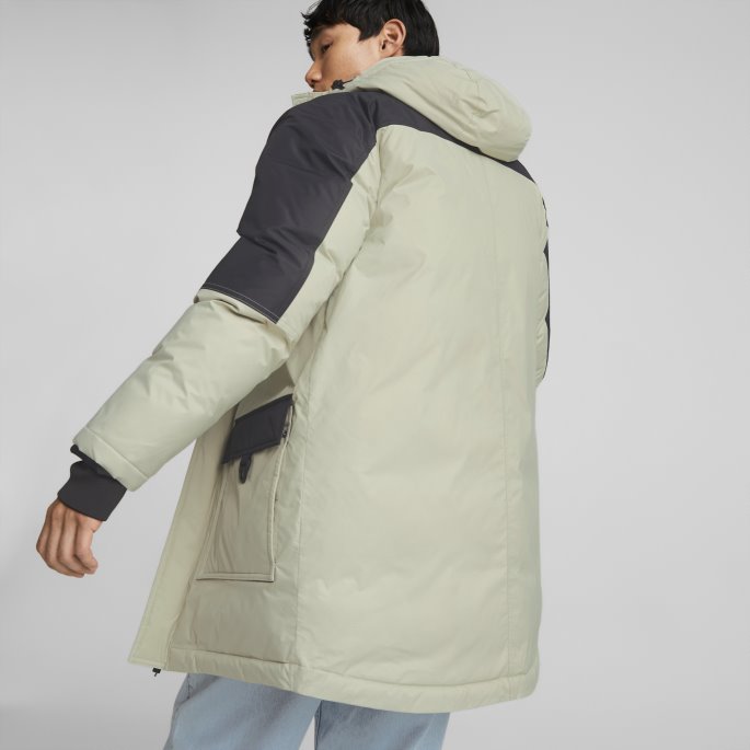 Dun Parka Menn Pebble Grå Puma På Salg