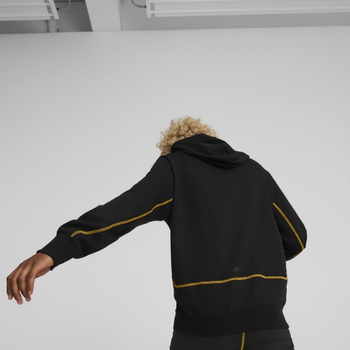 Svart Puma På Salg Dylan Basketball Hettegenser Herre