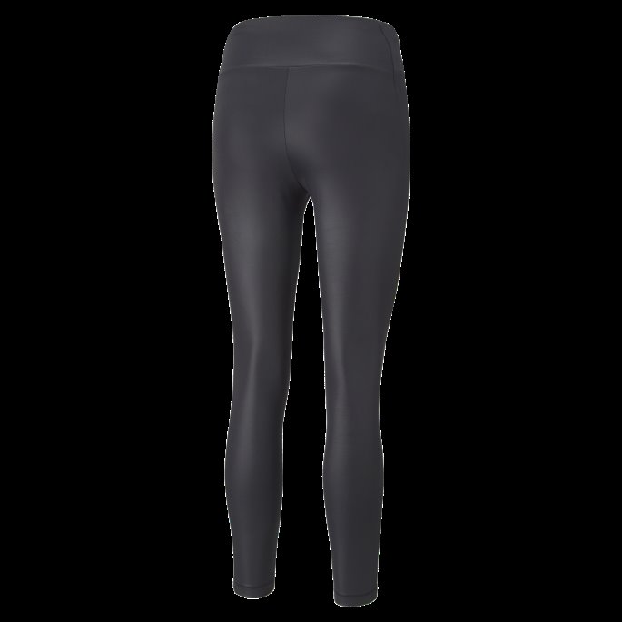Puma På Tilbud Svart T7 Skinnende Leggings Med Høy Midje For Kvinner