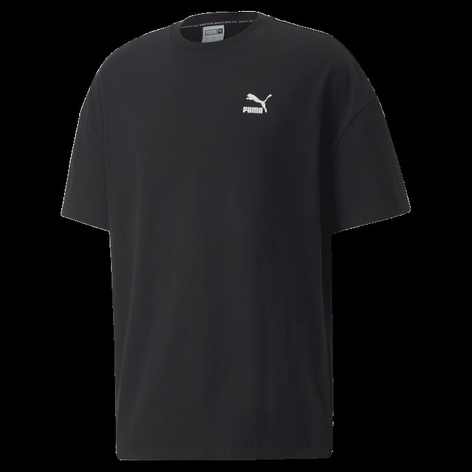 Svart Puma På Tilbud Klassikere Oversized Tee Menn