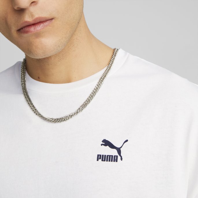 Classics Oversized Tee Menn Hvit Puma På Salg