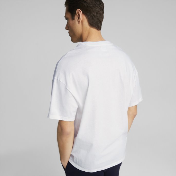 Classics Oversized Tee Menn Hvit Puma På Salg