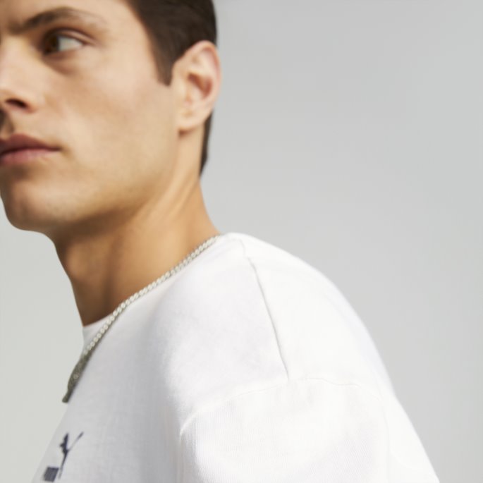 Classics Oversized Tee Menn Hvit Puma På Salg