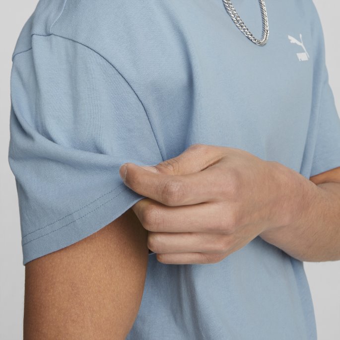 Klassikere Oversized Tee Menn Puma På Tilbud Blå Vask