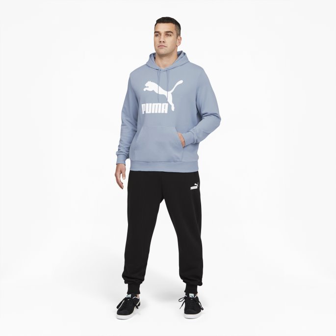 Blue Wash Classics Logo Hettegenser For Menn Bt Puma På Salg