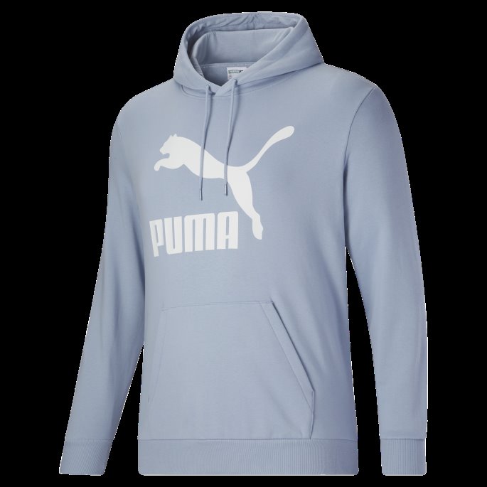 Blue Wash Classics Logo Hettegenser For Menn Bt Puma På Salg