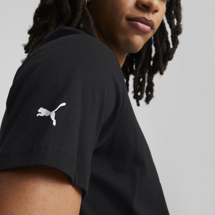 Svart Puma På Salg Bmw M Motorsport Essentials Logo Tee Herre